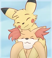 Pikachu and Fennekin
